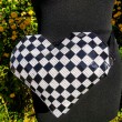 HEARTBAG Pepita szív alakú táska
